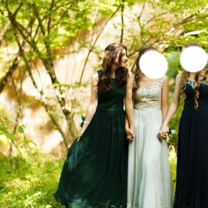 Blue/Green Prom Dress Size Small